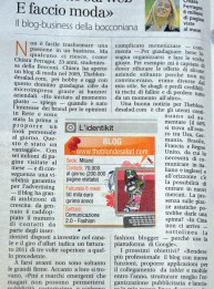 CORRIERE DELLA SERA-ECONOMIA _21 March 2011