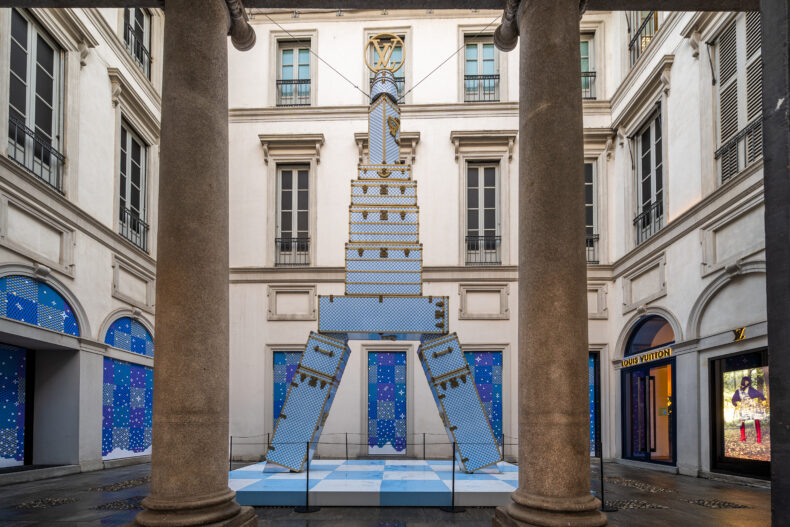 In Milan, the new Louis Vuitton shop windows in partnership with LEGO®. -  The Blonde Salad